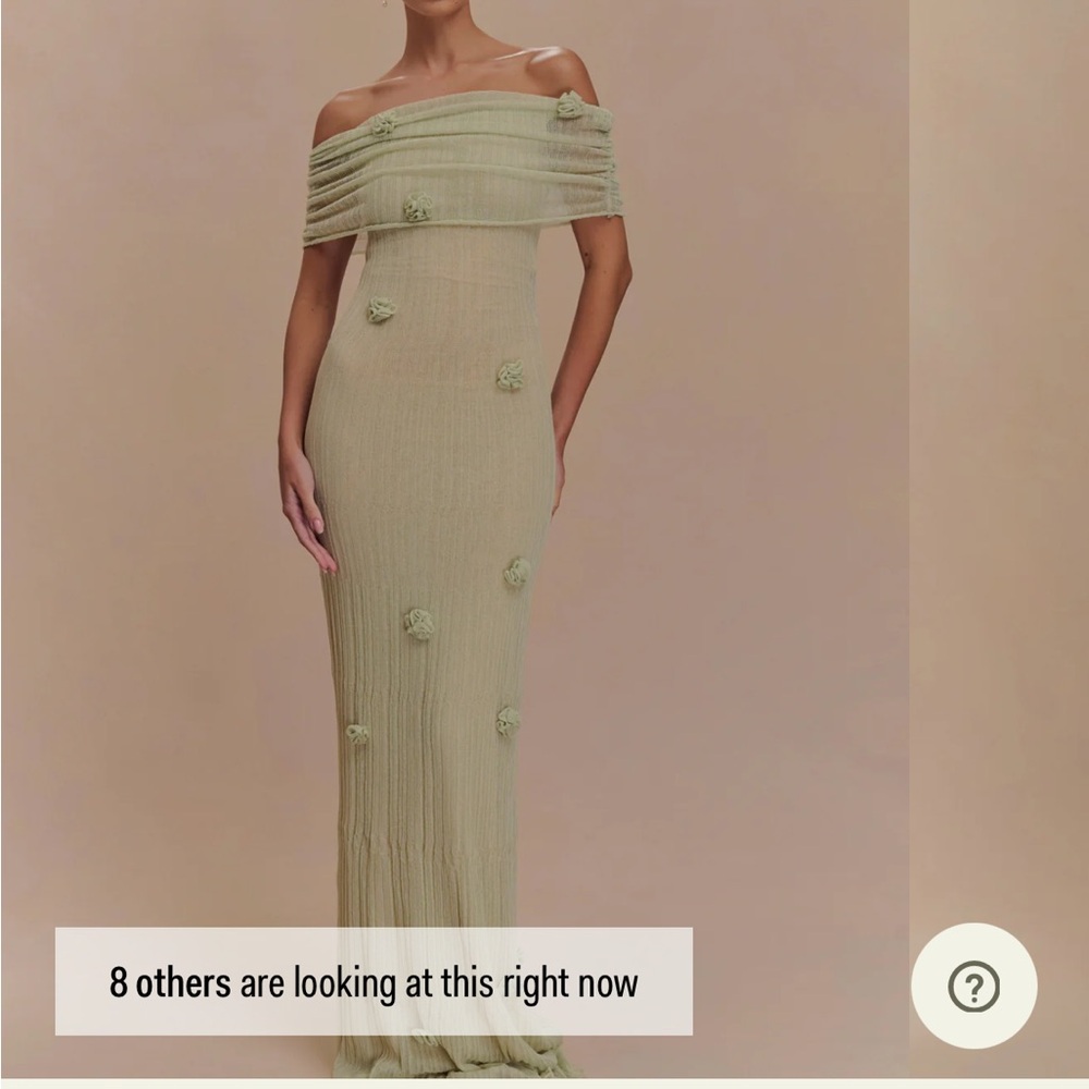 Meshki Brynn Dress Pastel Green